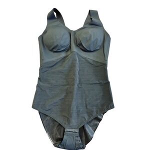 Honeylove LiftWear Tank Bodysuit Sz XL Black Shapewear Sculpting Smoothing